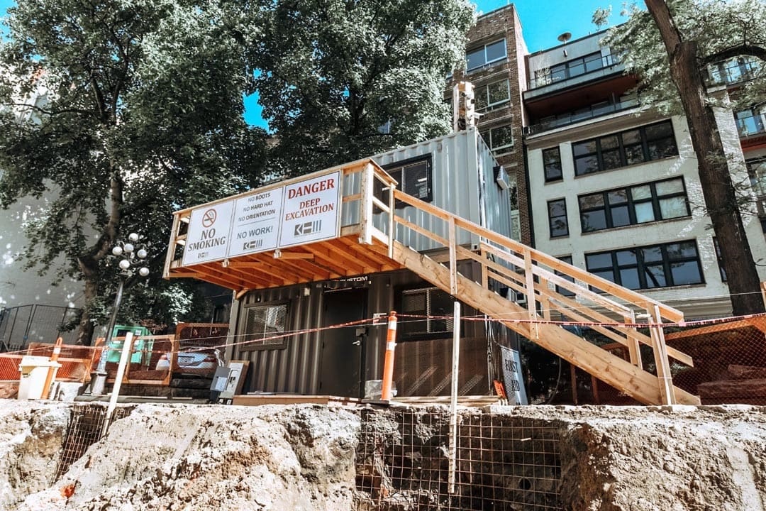 20’ Office CUBE – Wood Finished - Port Shipping Containers