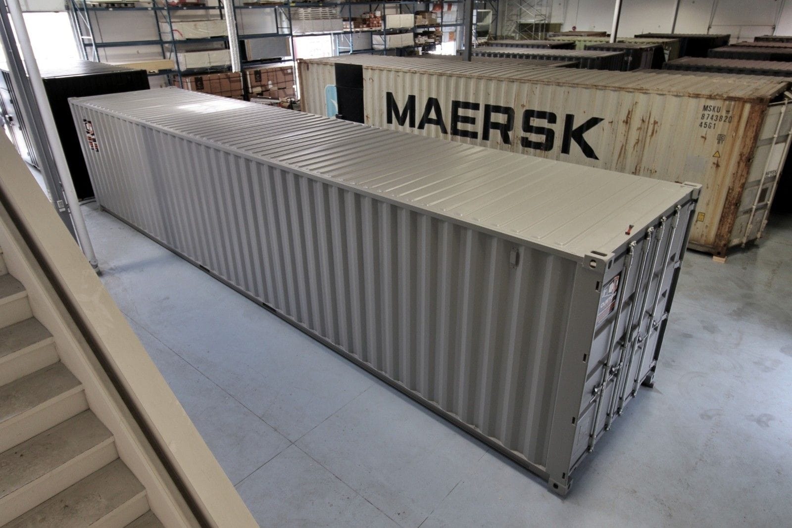 40’ Office CUBE – Wood Finished - Port Shipping Containers