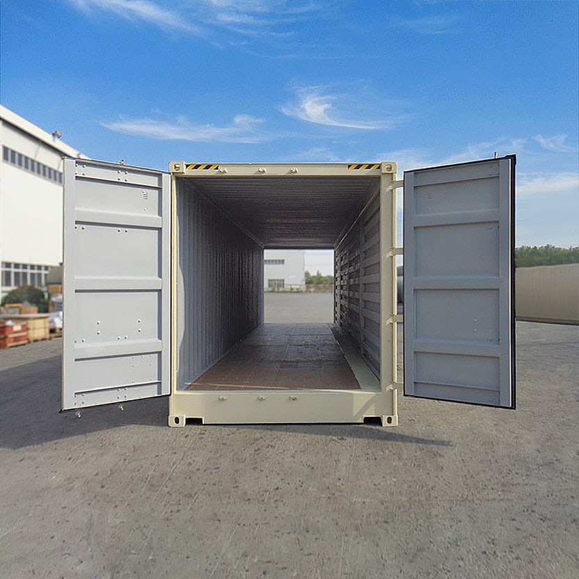 40’HC New (1-trip) “Openside” Shipping Container - Port Shipping Containers