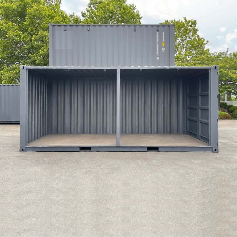 20’ Used “Open Face” Shipping Container
