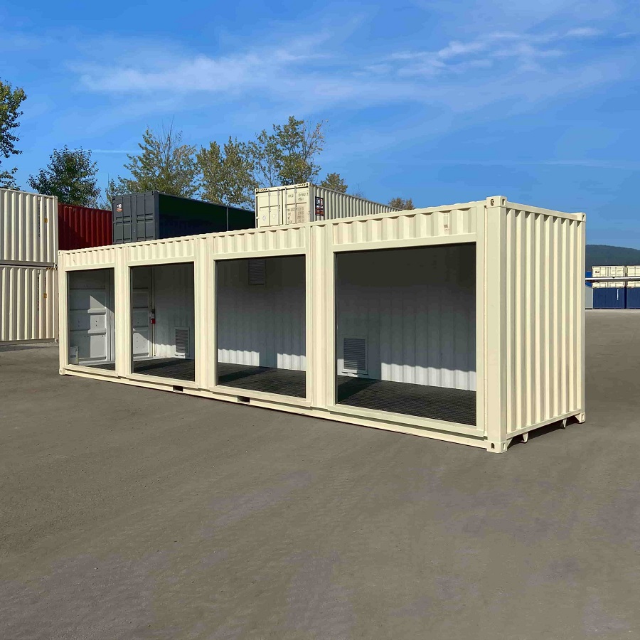 40&rsquo;HC &ldquo;CONTAINMENT CUBE&rdquo; with 4 x Roll Up Doors - Port Shipping Containers