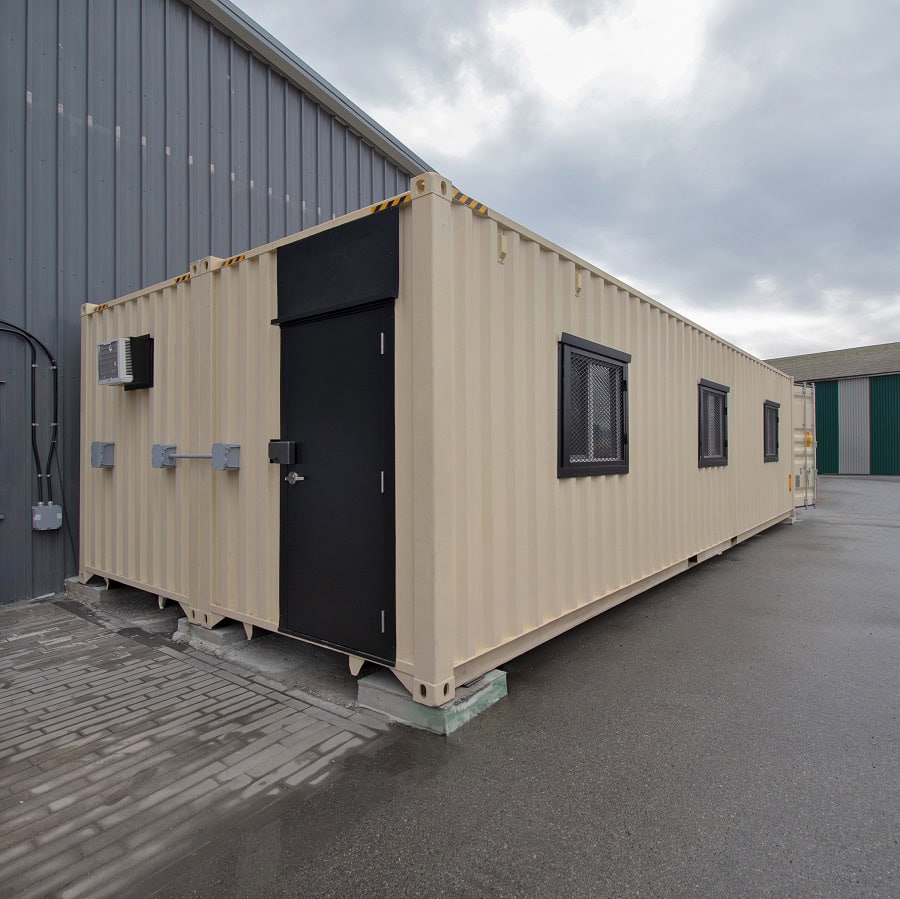 40’ x 16’ Extra Wide Custom Site Office - Port Shipping Containers