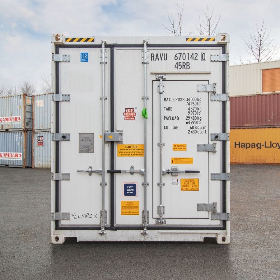 40’HC New (1-trip) Refrigerated Container (Working Reefer) - Port Shipping Containers