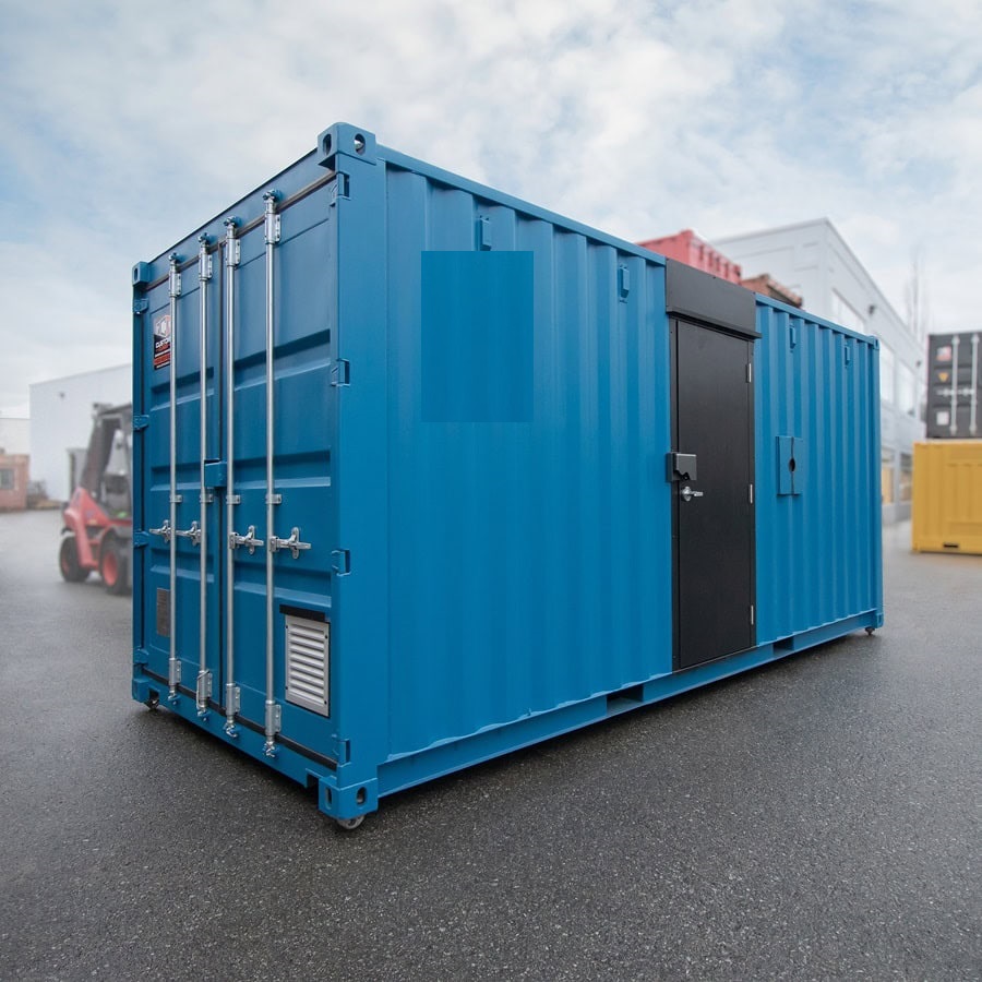 Shipyard Machinery Enclosure - Port Shipping Containers