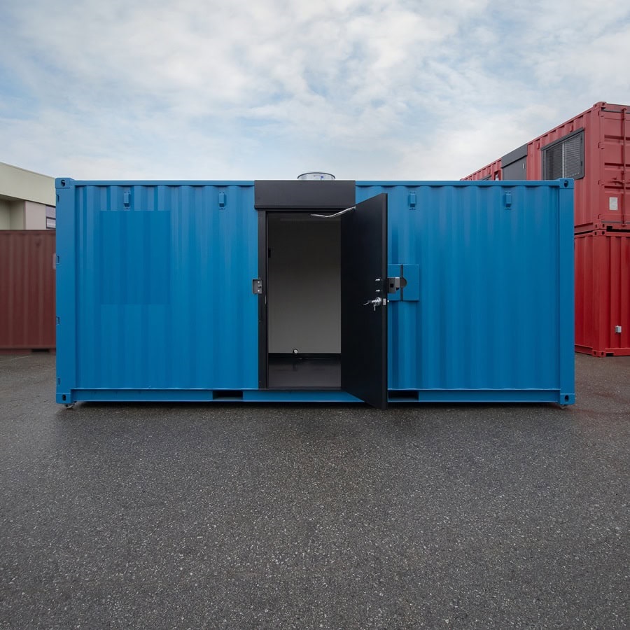 Shipyard Machinery Enclosure - Port Shipping Containers