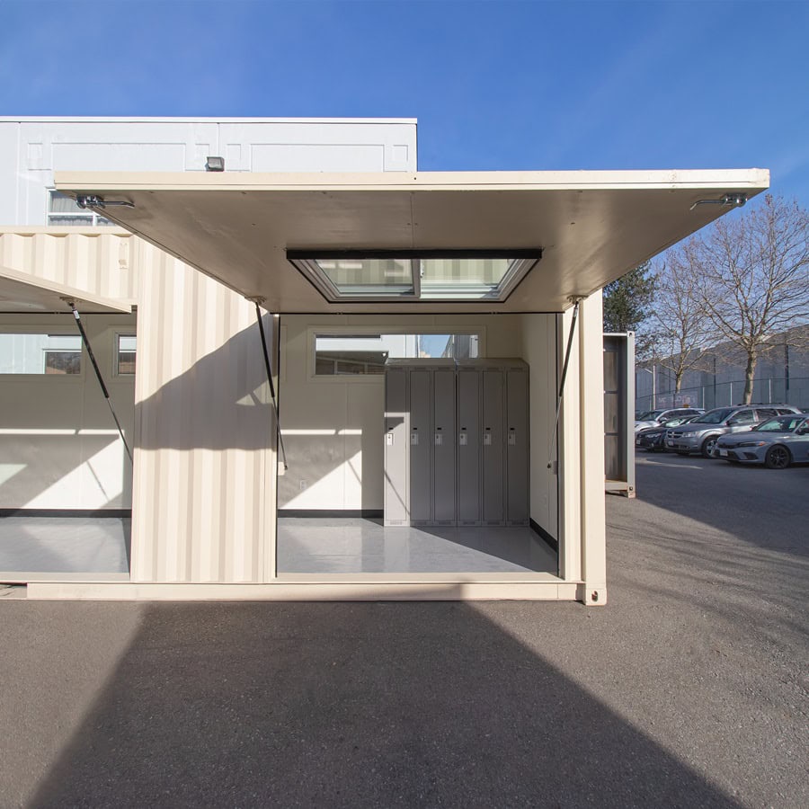 40’ Art Studio w/Flip up Doors - Port Shipping Containers