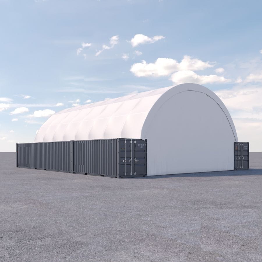 40&rsquo; x 60&rsquo; Container Shelter - Port Shipping Containers