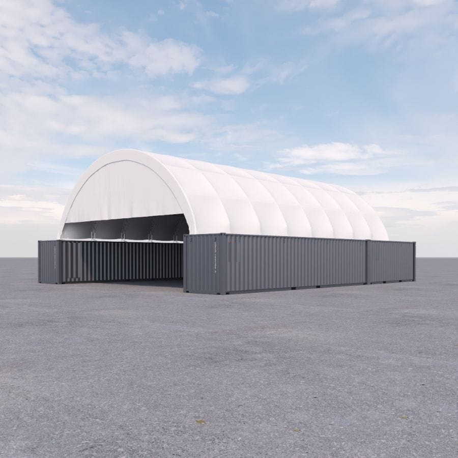 40&rsquo; x 60&rsquo; Container Shelter - Port Shipping Containers