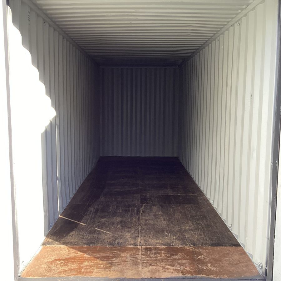 25&rsquo;HC Used Shipping Container (Painted Slate Grey) - Port Shipping Containers